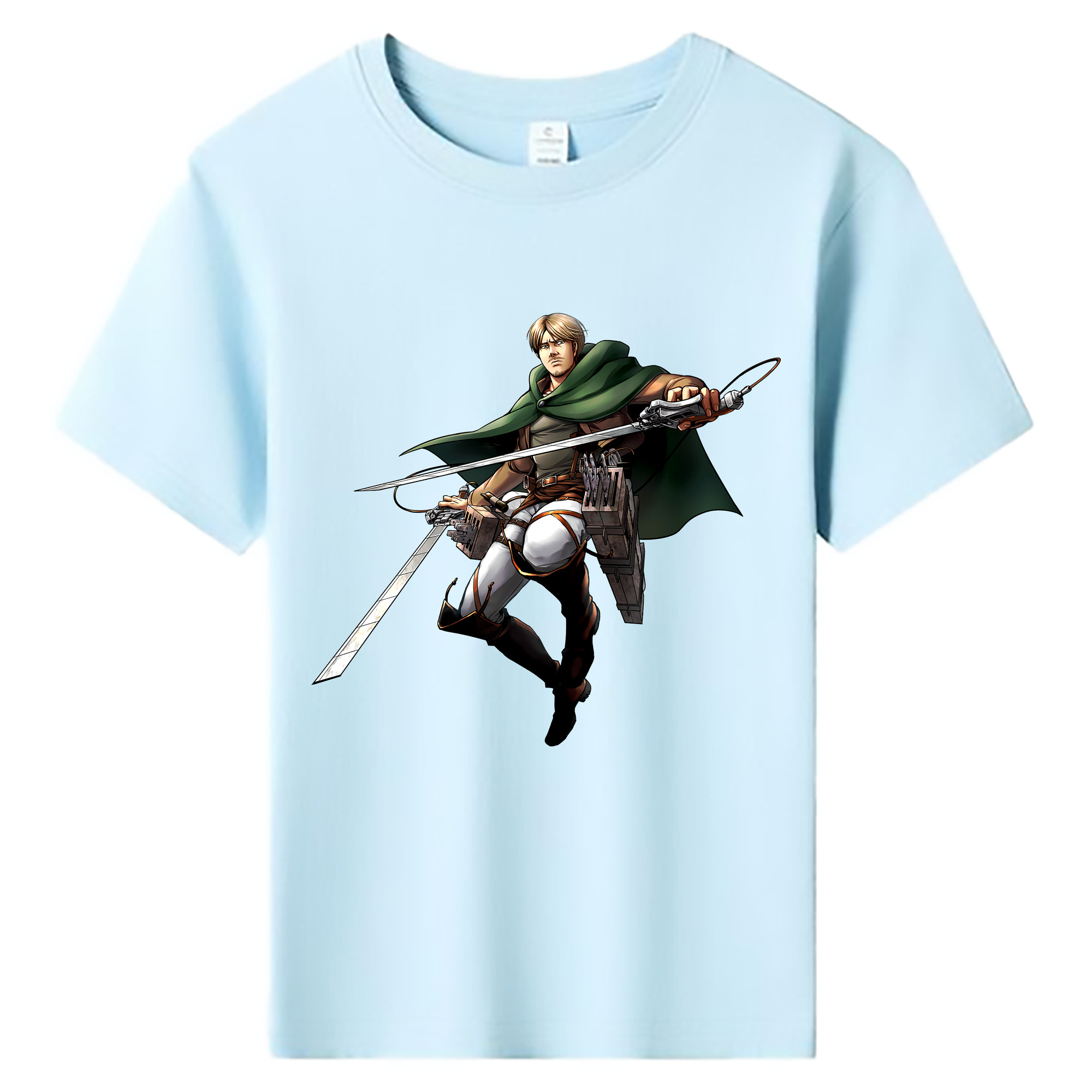 （画像用） 進撃の巨人 Attack on Titan 綿100％キッズTシャツ（フロントプリント）